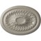 Ekena Millwork Saverne Ceiling Medallion, Hand-Painted Pearl White, 18 1/2"W x 13 1/2"H x 1 7/8"P CM18SAPWS - alternate 1